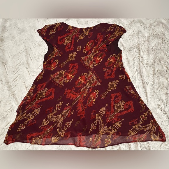 Lane Bryant Plus Size Faux Wrap V neck Tunic Blouse/ Dress Size 18/20 - Picture 10 of 10